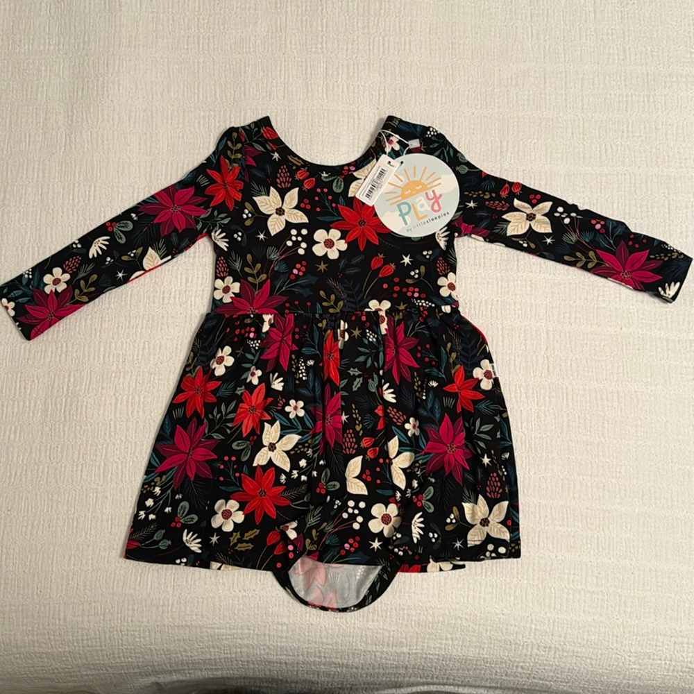 Little Sleepies Christmas dress